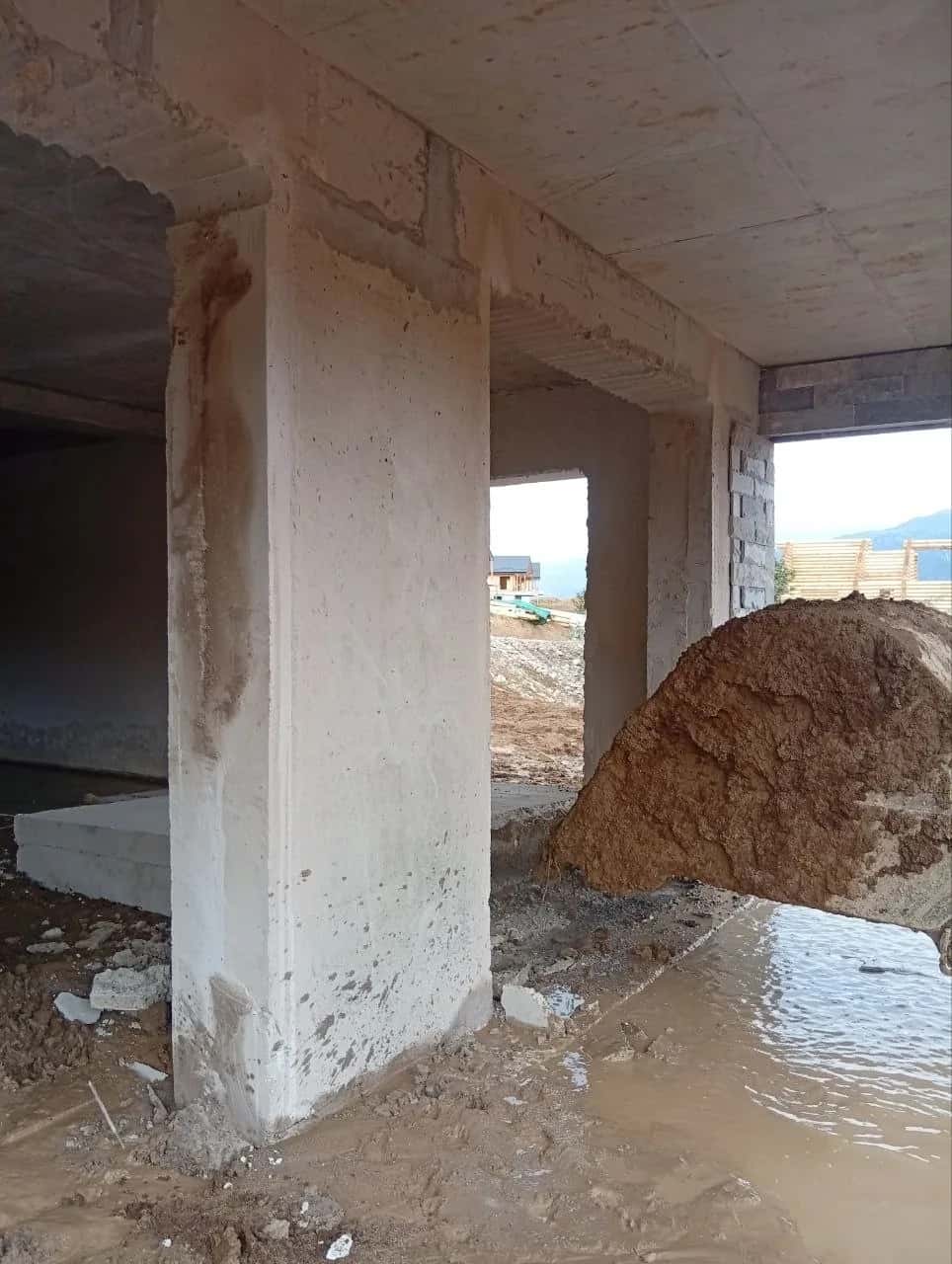 Openings in a concrete structure