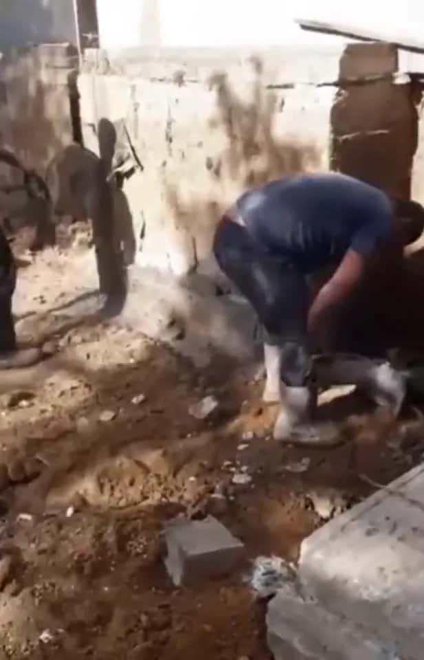 Wall cutting on site